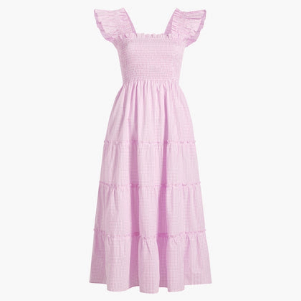 Hill House Home Ellie Nap Dress Bubblegum Gingham